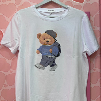 Teddy baskılı tshirt