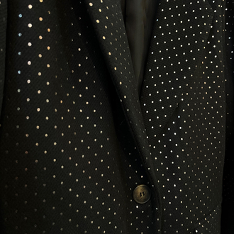 Parlak puanlı blazer