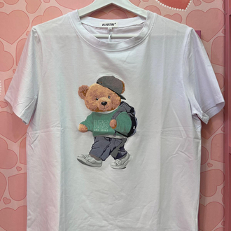 Teddy baskılı tshirt