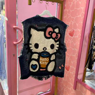 Tasarım hello kitty yelek 