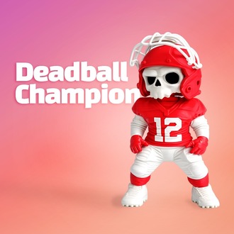Kuru Kafa Deadball Champion Kırmızı | Özel Seri Koleksiyon Ürünü Oyuncak Figür