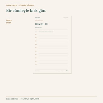İç Ses Sözlüğü | E-Kitap + Rehberli Meditasyon + Çalışma Defteri