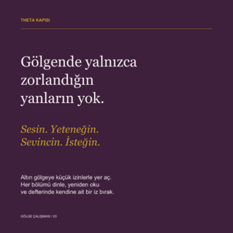 Gölge Çalışması — Reddettiğin Yan | 10 Sesli Bölüm + El Kitabı + Gölge Defteri
