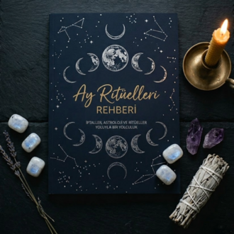 Ay Ritüeli Rehberi — Yeni Ay & Dolunay Ritüelleri, Niyet Çalışmaları & 12 Aylık Ay Takvimi