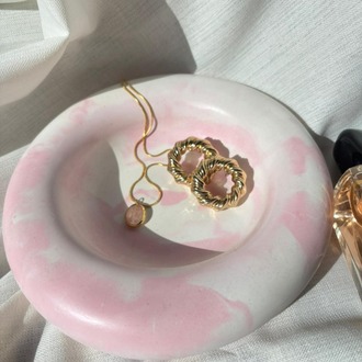 Rose Marble Tray