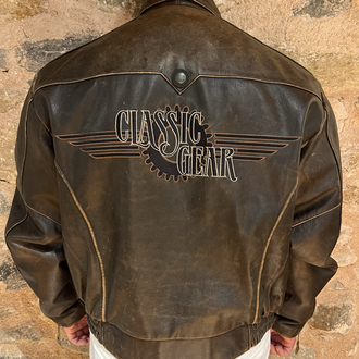 Classic Gear Biker Deri Ceket