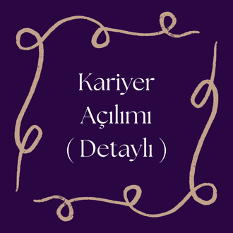 Tarot Kariyer Açılımı ( Detaylı )