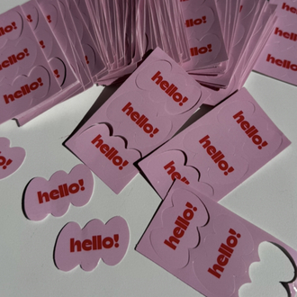 Hello Sticker