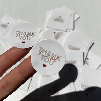 Thank You Sticker 