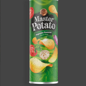 Master Potato 160 gr Sebze Aromalı Cips (14'lü)