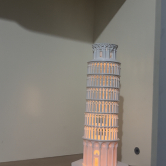 Pisa kulesi maketi gece lambası ️