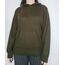 khaki green sweater with hood