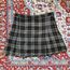 Plaid mini skirt