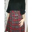 Ekose kilt etek