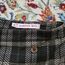 Plaid mini skirt
