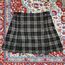 Plaid mini skirt
