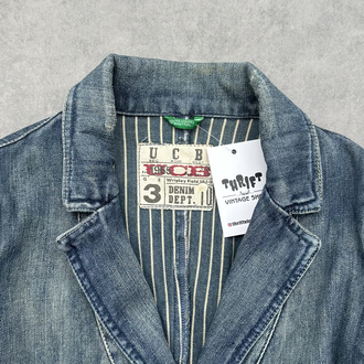 Benetton vintage kadın kot ceket L