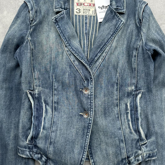 Benetton vintage kadın kot ceket L