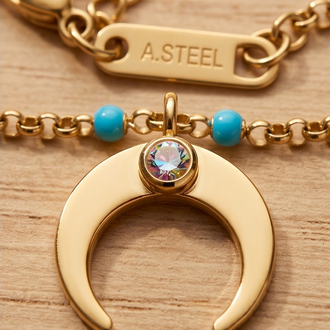 Çelik halhal 14 K
