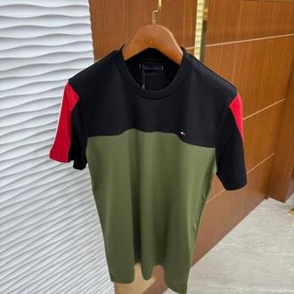 TOMMY HİLFİGER BİSİKLET YAKA TSHİRT 