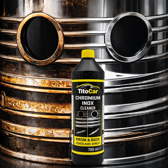 TitoCar Krom İnox Temizleme ve Parlatma Sıvısı 750 ml