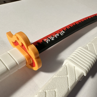Demon Slayer - Rengoku Katana (32cm ve Yazılı)