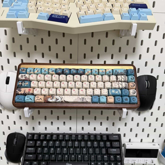 Yatay Delikli ikea Skadis Klavye Tutucu / Standı