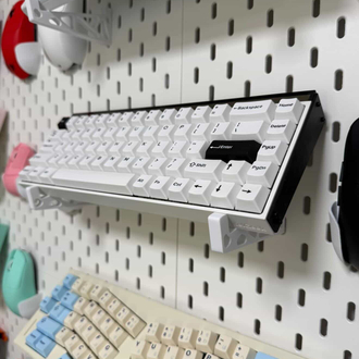 Yatay Delikli ikea Skadis Klavye Tutucu / Standı