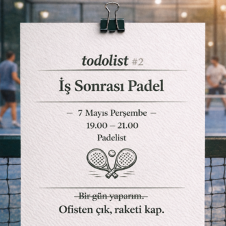 İş Sonrası Padel - 7 Mayıs, 19:00-21:00