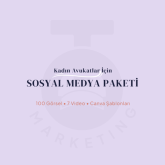 Kadın Avukatlar İçin Akıllı İçerik Paketi | Bej Seri 01
