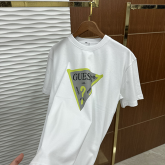GUESS Baskılı İthal Siyah Tişört