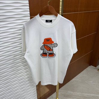 FENDİ Küçük Adam İthal Beyaz Tişört