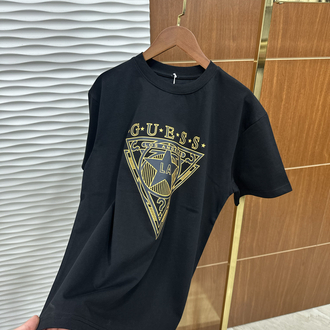 GUESS LA Baskı İthal Siyah Tişört