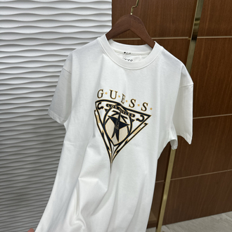 GUESS LA Baskı İthal Beyaz Tişört