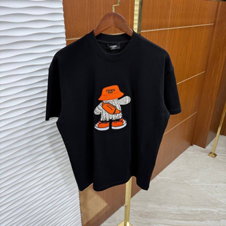 FENDİ Küçük Adam İthal Siyah Tişört