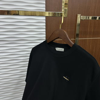 CALVIN KLEIN Demir Çakım Logo İthal Oysho Kumaş Siyah Tişört