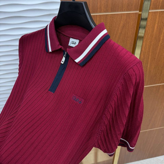 BEYMEN Yarım Fermuarlı İthal Bordo Triko