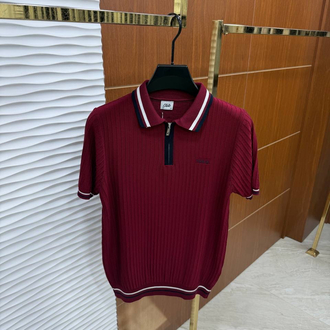BEYMEN Yarım Fermuarlı İthal Bordo Triko