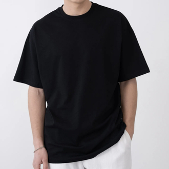 Siyah oversize T-shirt 