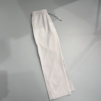 Gri baggy paraşüt kumaş pantolon 