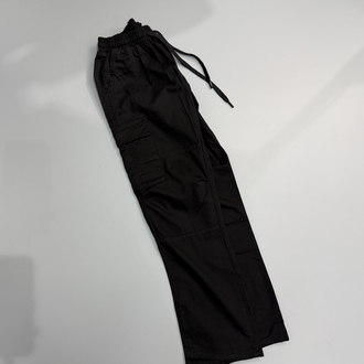 Siyah baggy kargo pantolon 