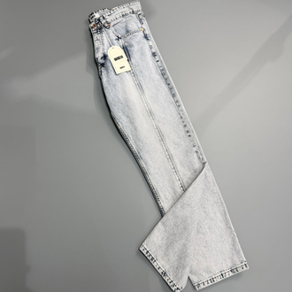 Buz mavi tasarım jean pantolon 