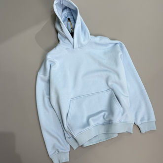 Bebe mavisi oversize hoodie