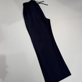 Lacivert baggy paraşüt kumaş pantolon 
