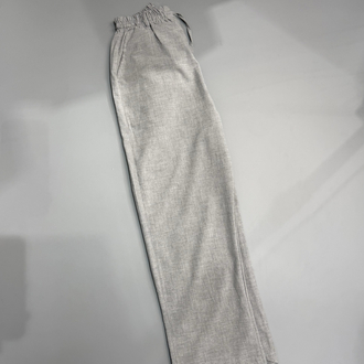 Gri baggy kumaş pantolon 