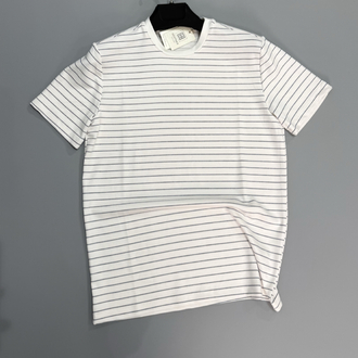 Çizgili modal kumaş tshirt