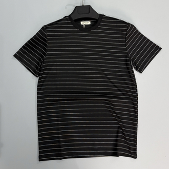 Çizgili modal kumaş tshirt