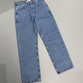 Açık mavi baggy jean pantolon 