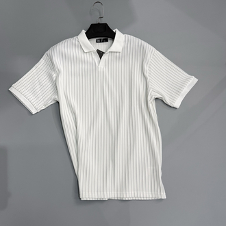 Ekru gri polo yaka