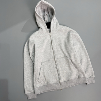 Gri oversize zipper